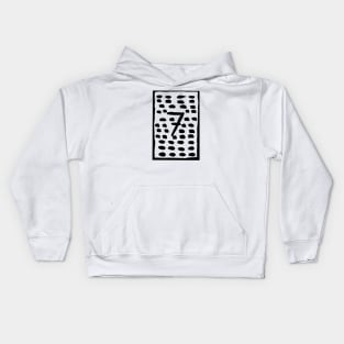 number seven Kids Hoodie